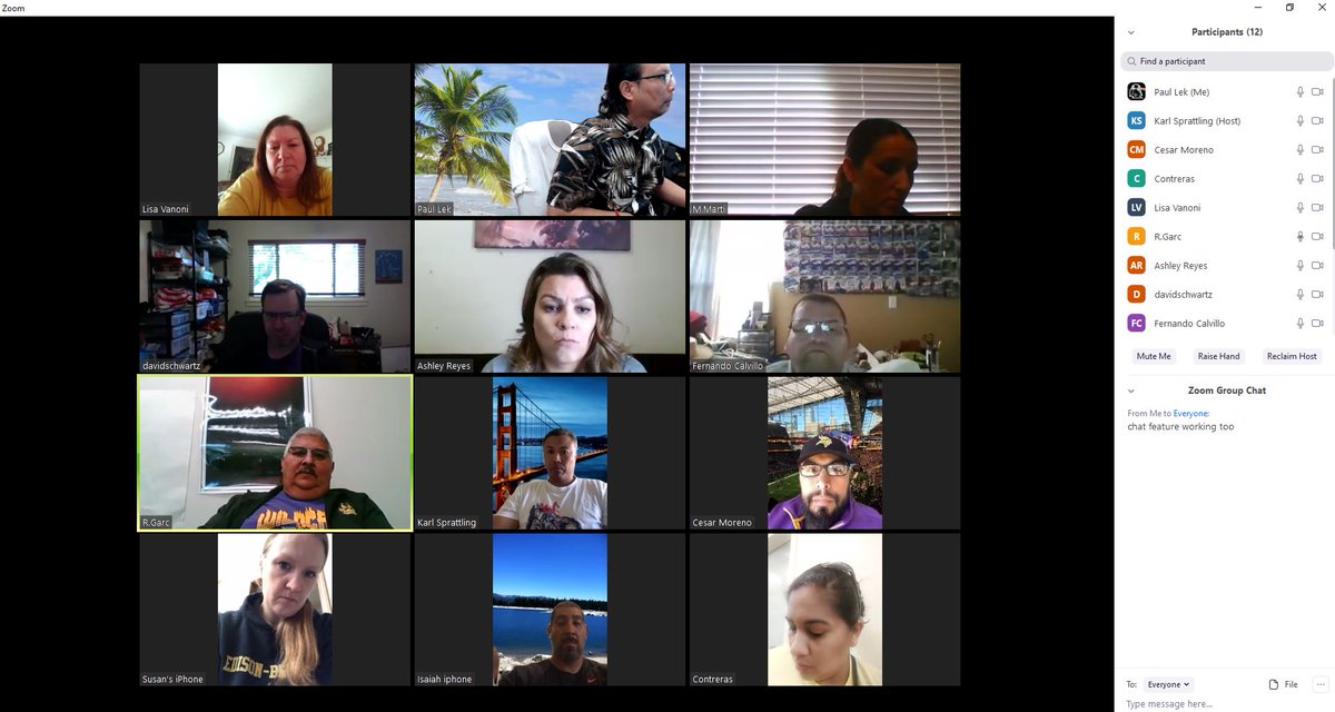 Busy working on Virtual meeting with our Leadership Team.