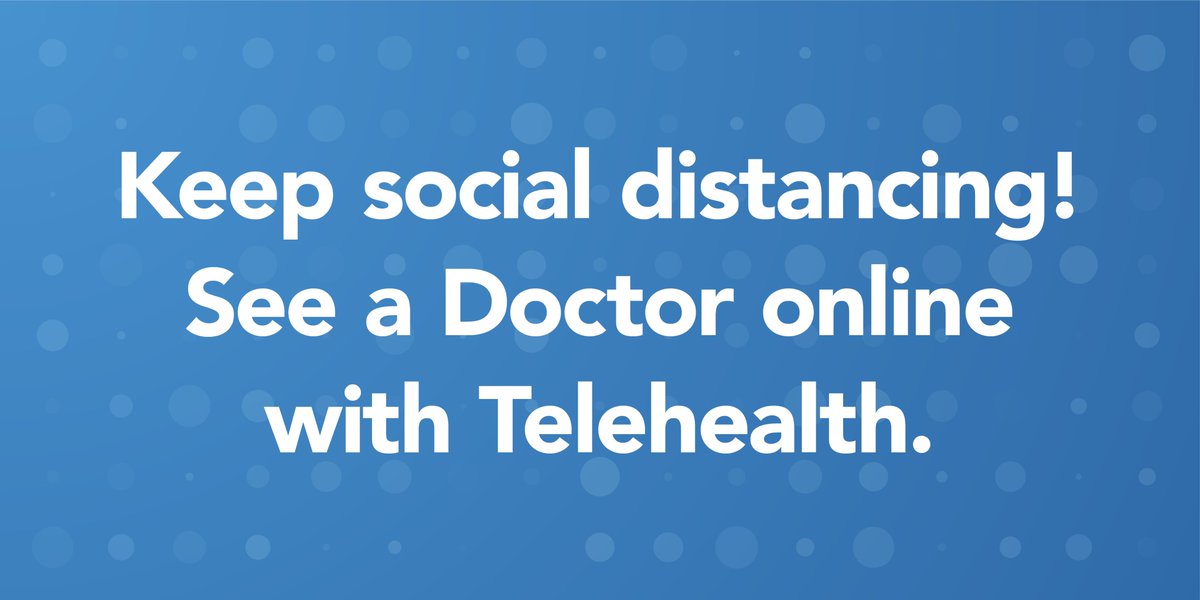 wellhealth's tweet image. Social Distancing?Stay home and get all your regular healthcare needs met including prescription refills, consultations, and more.

virtualclinics.ca
#virtualclinics #WELLHealthVirtualClinics #virtualclinic #virtualcare #telehealth #socialdistancing #virtualdoctor #covid_19