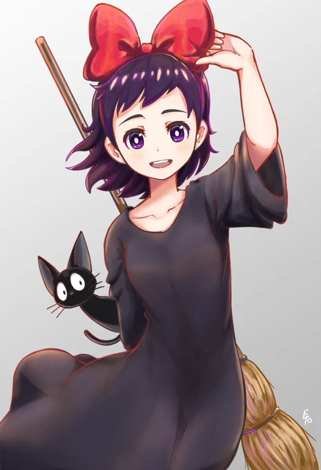#魔女の宅急便 初めて見たけどおもしろかったぁ～ 