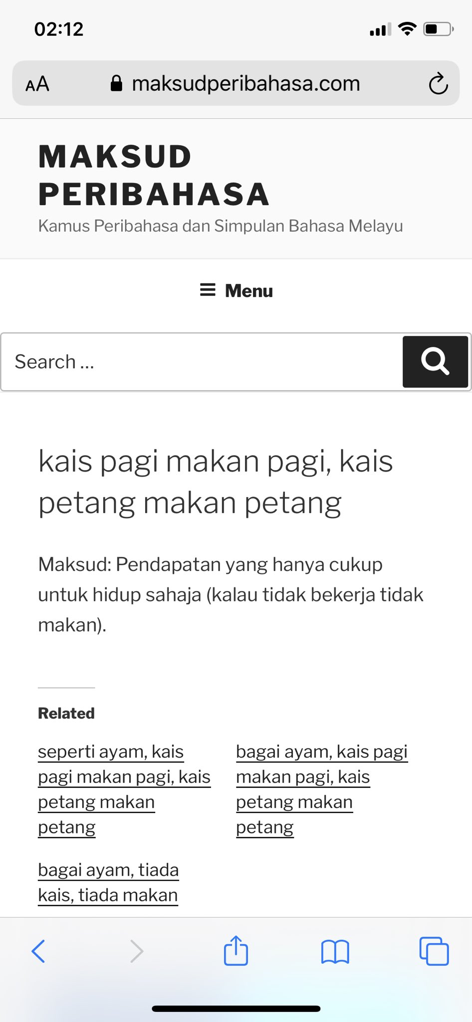 Sis Nuha On Twitter Sebagai Panduan Untuk Lebih Memahami Maksud Peribahasa Kais Pagi Makan Pagi Kais Petang Makan Petang Ya Https T Co 2wypnal209 Twitter
