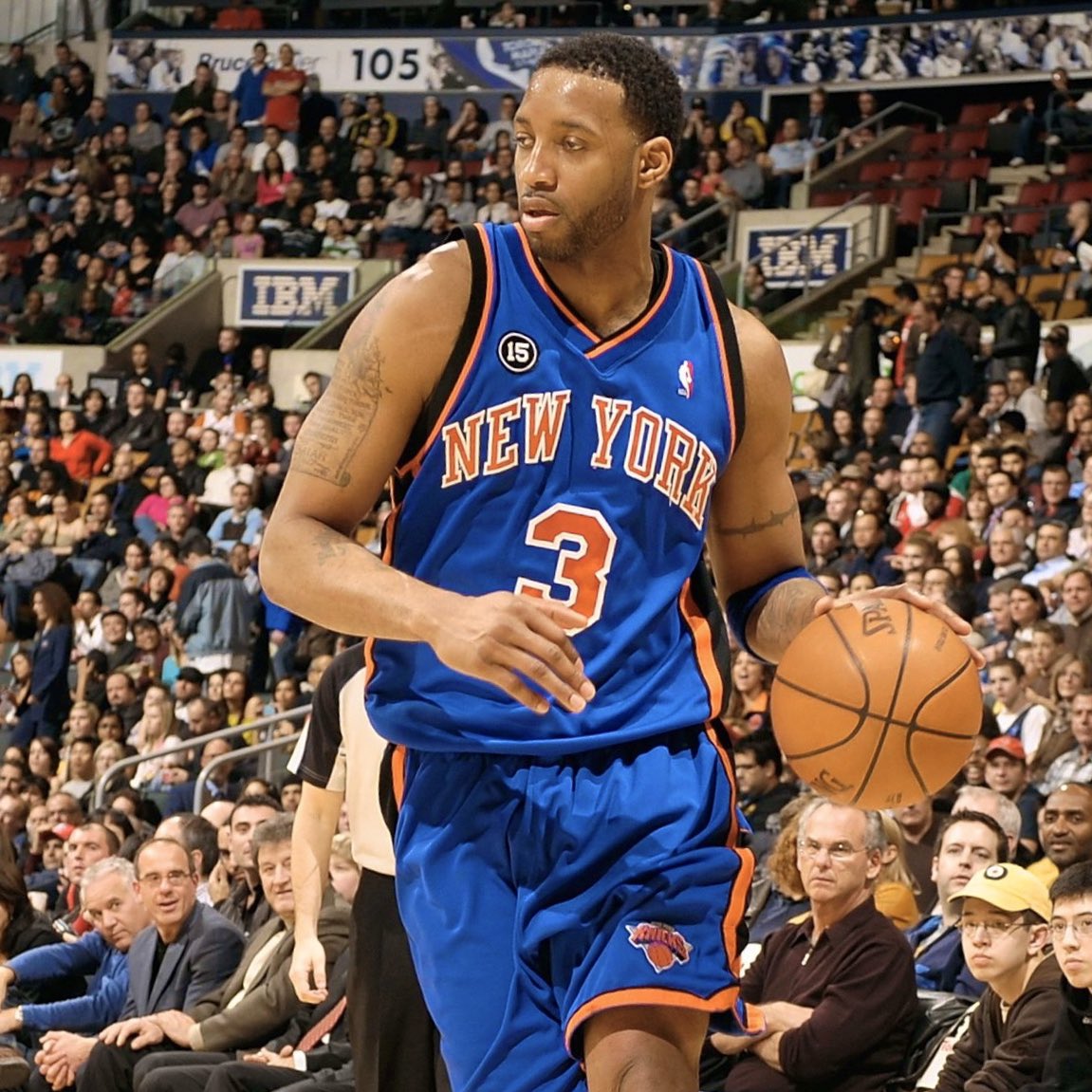 Tracy McGrady of the New York Knicks, 2010.T-Mac averaged 9.4 points, 3.9 assists & 3.7 rebounds in 24 games with the Knicks.
