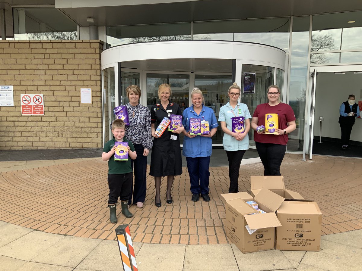 knicholson7's tweet photo. Southwaite services donated Easter eggs to the children’s ward. https://t.co/ORSJXDcf3H
