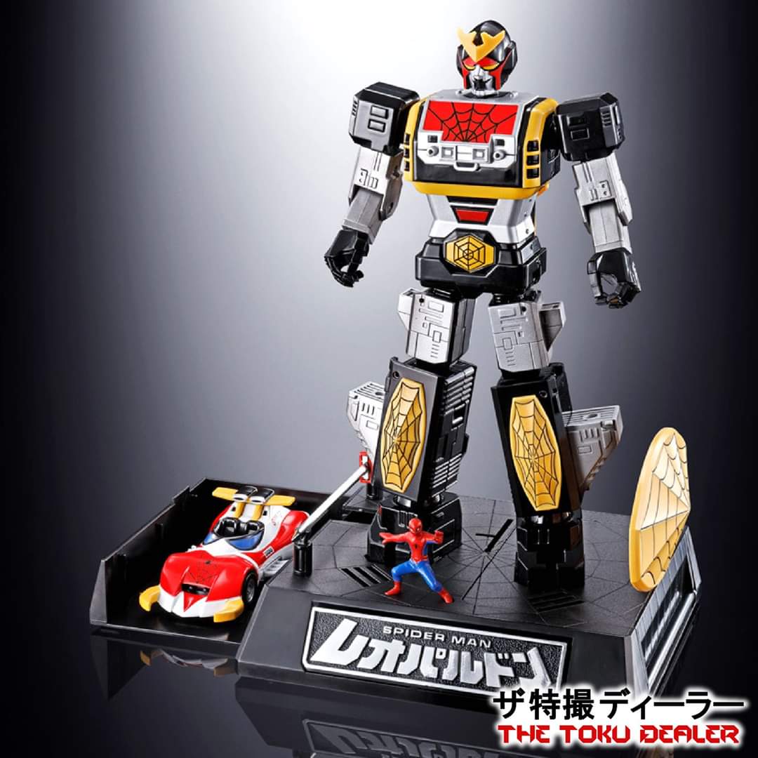 thetokudealer's tweet photo. [Shop Update] Preorder: Upcoming #TamashiiNations &amp; #Bandai #Toei #Spiderman
- #SHFiguarts Spider-Man
- #SoulofChogokin GX-33R #Leopardon &amp; #Marveller Summoning Set
- #SuperMinipla Leopardon

Please see our Facebook Shop listings below for further details!
https://t.co/bx9sUN3fd0 https://t.co/qU88RSpQRy