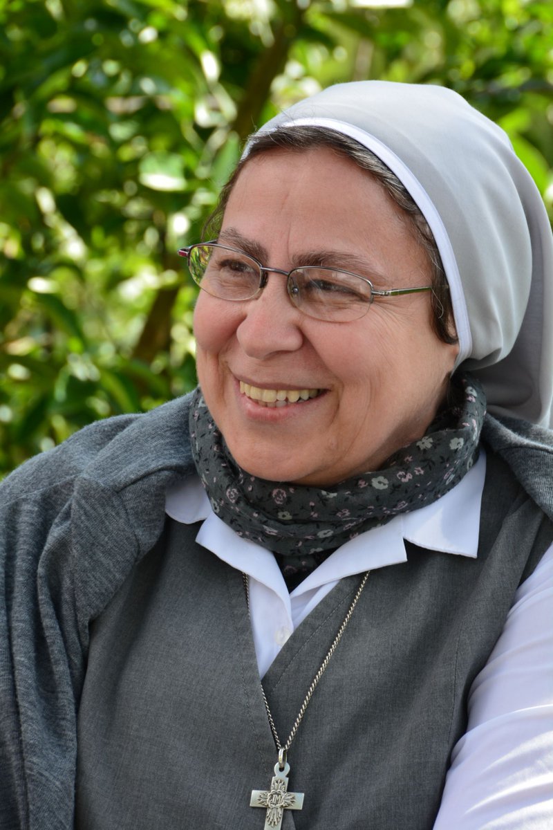 ACNUK_CO's tweet photo. Sister Annie Demerjian from Syria, a long time project partner and friend of ACN, has responded to the coronavirus pandemic by sending a message of prayer and solidarity to friends and benefactors of ACN. You can listen to the message here > https://t.co/iAC70ogx1m #Praying4Syria https://t.co/F1g0s3FIHx