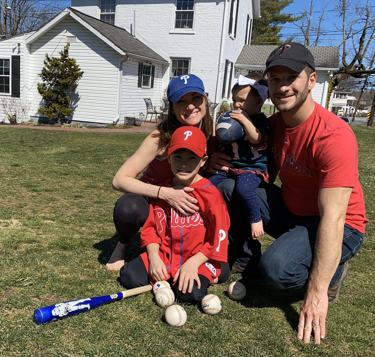 MrsJamieBigley's tweet photo. @Schnyderite @TheMrBarnesShow The Bigleys (minus one) preparing to break a window. #PetersPride #NLSD4U https://t.co/Y95axOTR8u
