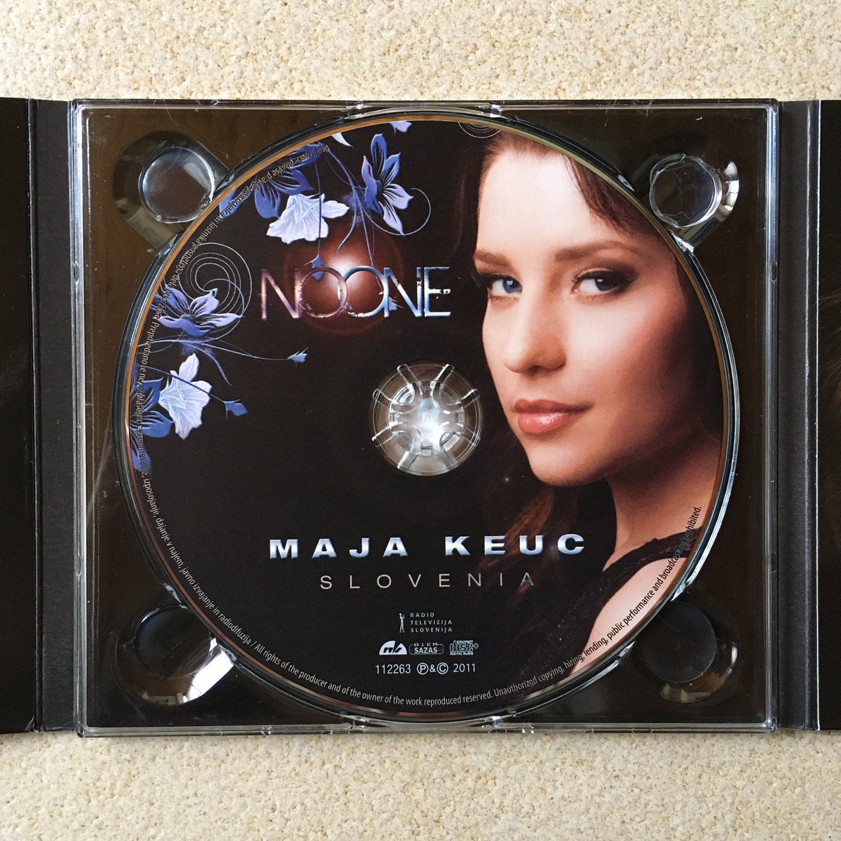 shadyladyvision's tweet photo. My #Slovenia 2011 CD Single.
#Eurovision 💙 @MajaKeuc https://t.co/Zrd1n5XR3b