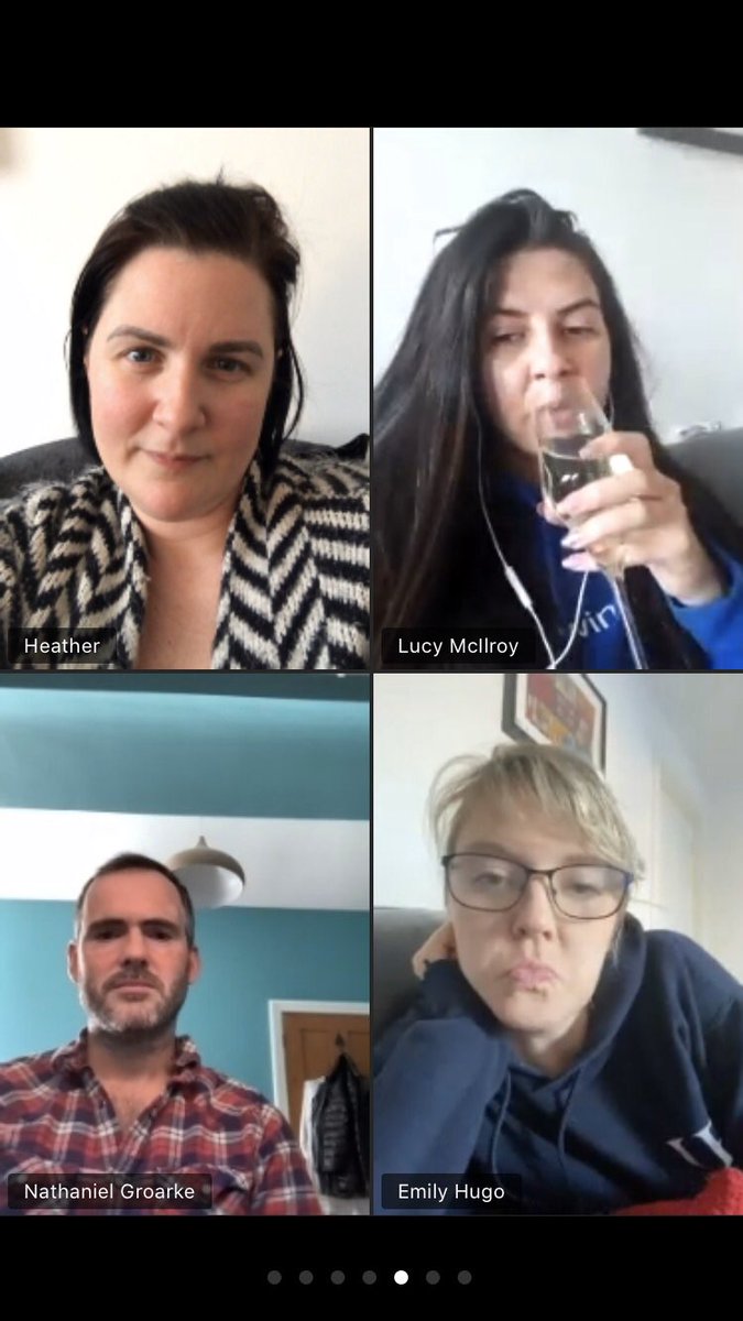 HevRobDisputes's tweet image. Virtual #fizzy Friday with the @Personal_Legal Manchester family and WTED team #CoronaLockdown #oneim #zoom #sorryforthephotos