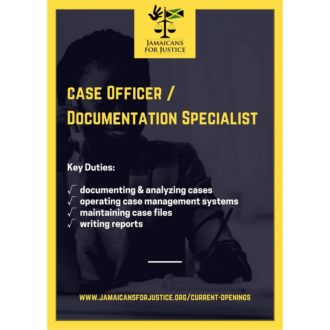 JAForJustice's tweet photo. Options for flexible working arrangements are available.
The applicant must be extremely well organized and attentive to detail; be fully computer literate and able to efficiently use electronic systems.
#JobOpportunity #WorkWithUs #JFJ #CaseOfficer https://t.co/N31qjxUQri