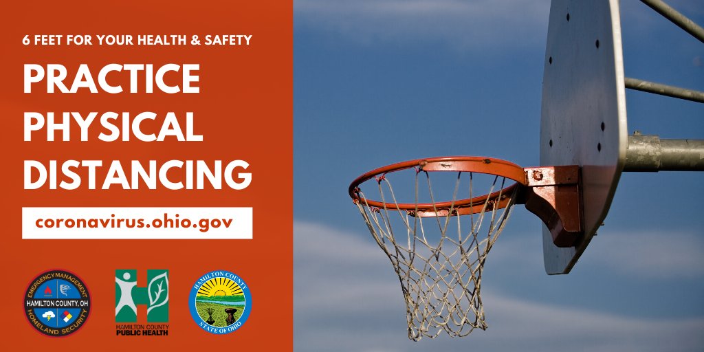 HCEMA's tweet photo. It may be tempting to meet up with friends at the park or local basketball court this weekend, but remember, practice social distancing &amp; avoid close contact with others! Playgrounds &amp; basketball courts are closed to protect the health of you &amp; your neighbors. #FlattentheCurve https://t.co/Z0VlMQ5Wpp