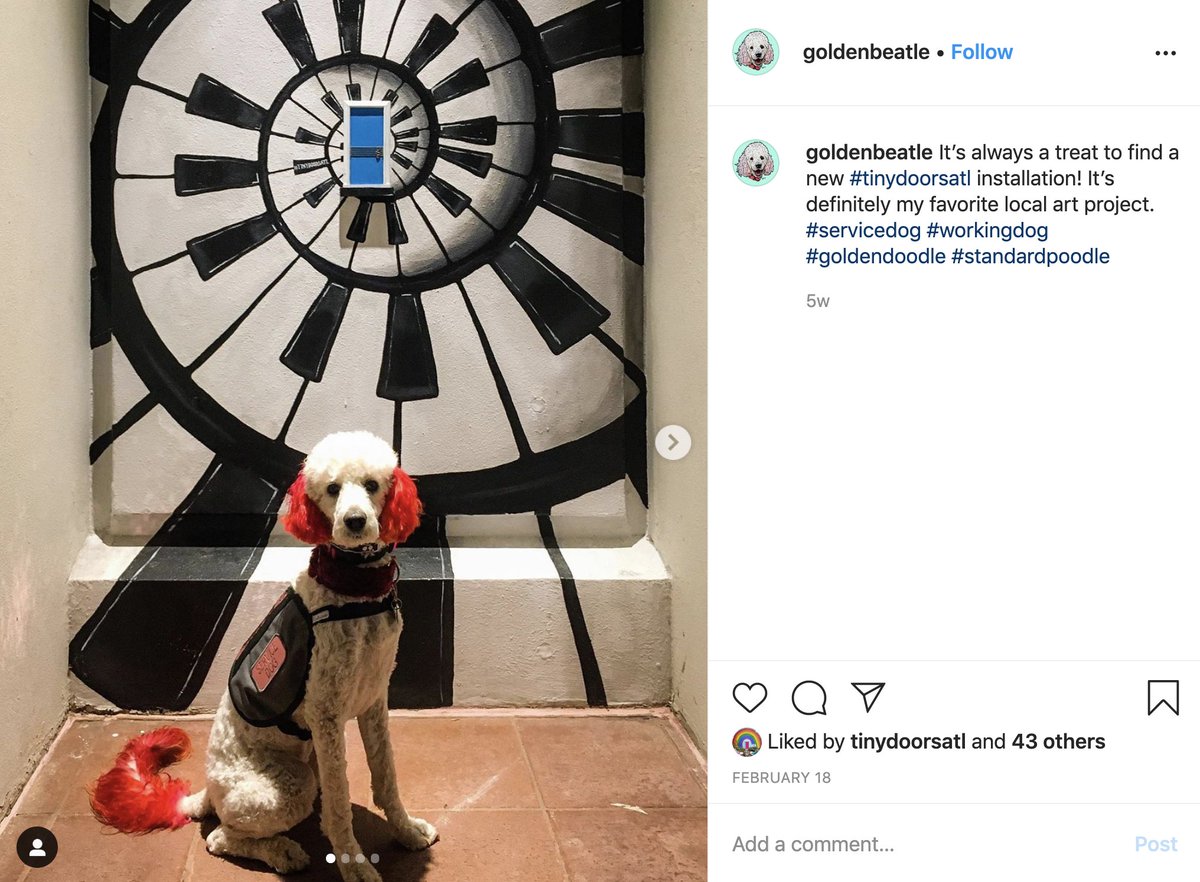 💙#ASOvirtualhug

We can't help but smile when we see a #tinydoor from <a href="/tinydoorsATL/">tinydoorsATL</a> has sprinkled around #Atlanta. Have you stopped by ours yet? 

Thank you <a href="/tinydoorsATL/">tinydoorsATL</a> for being such a joyful player in our ATL arts community! #tinydoorsatl #publicart