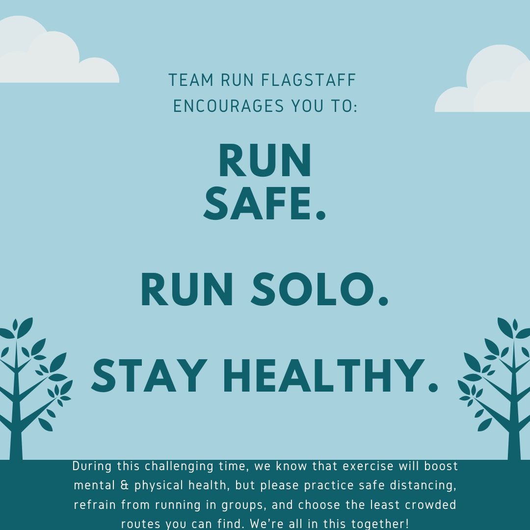 Keep running, but stay safe. A #PSA for our beloved #Flagstaff community.