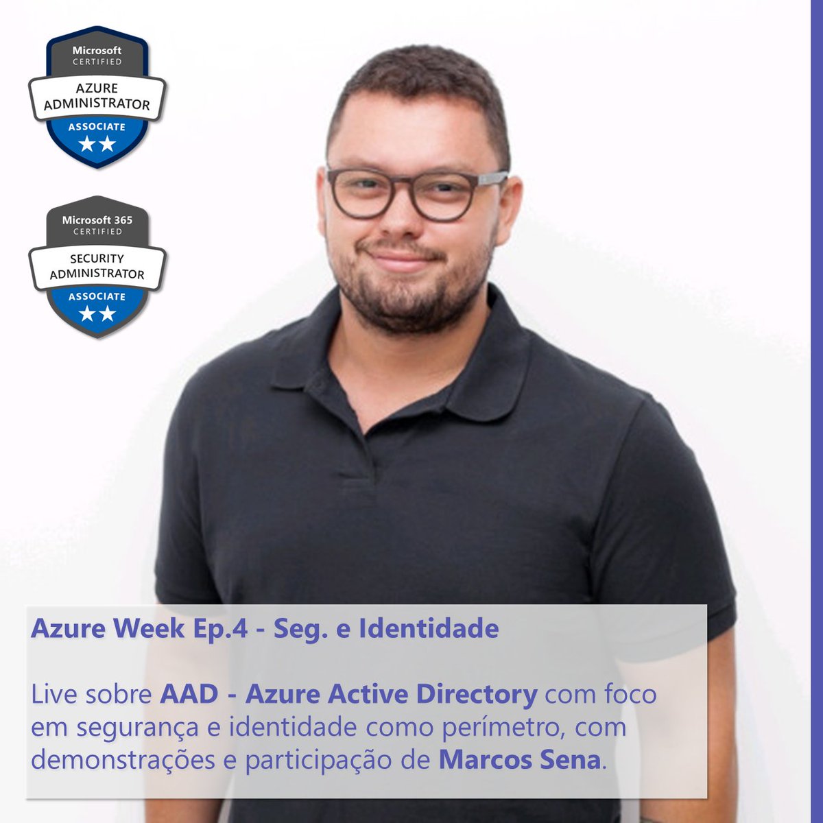 produtivit's tweet photo. Hoje (27/03/2020), às 20h, nosso amigo Marcos Sena vai colaborar em uma live via #MicrosoftTeams falando sobre AAD - Azure Active Directory com foco em segurança e identidade como perímetro. Participe: https://t.co/iTGs3NojQH
#Azure #AzureBrasil #MicrosofGoldPartner #ProdutivIT https://t.co/hZC8mpvLYW
