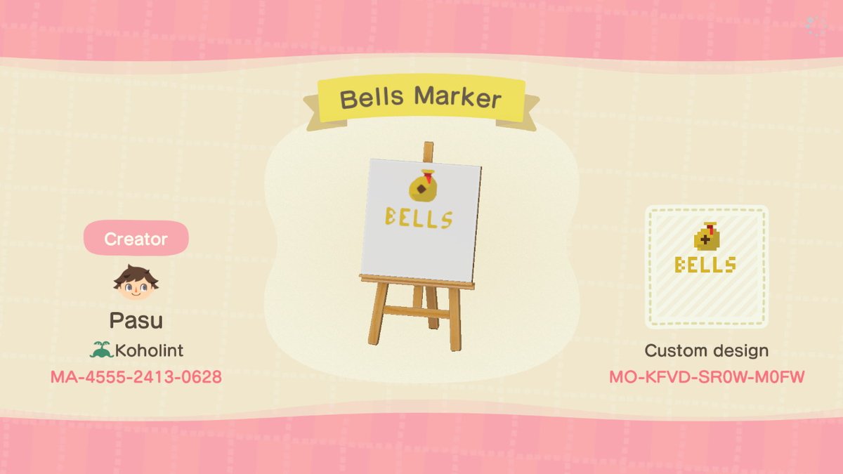 11. Also made one for Bell trees :)  #ACNHDesign  #acnhpattern  #ACNH    #AnimalCrossing  