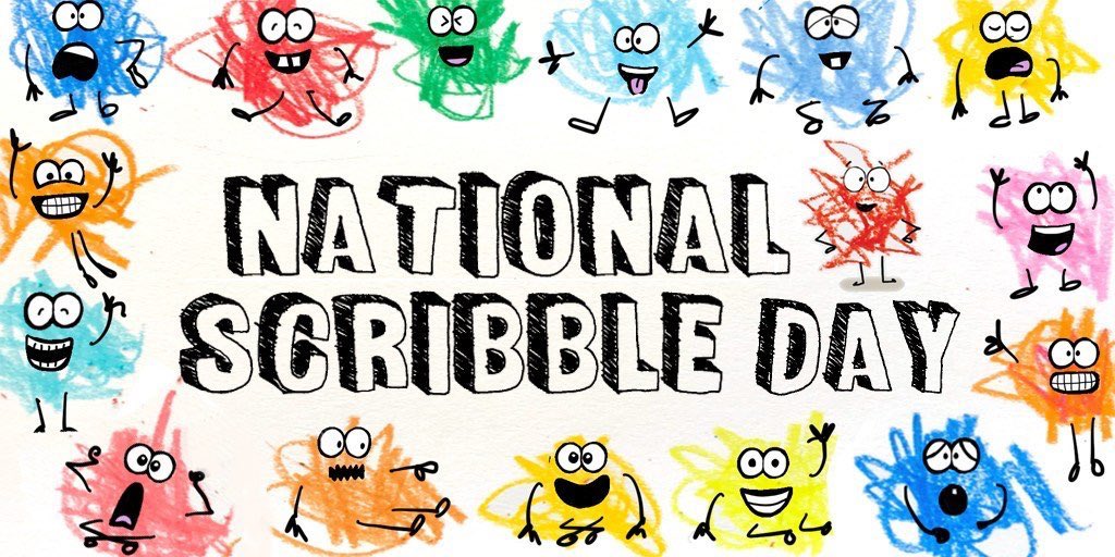 MrsAllensART's tweet photo. Today is #NationalScribbleDay! @CFELISD artists are familiar with this book ... remember beautiful art can start with just a scribble 😉 Show off your scribbles today and tag @MrsAllensART and @imnotascribble so we can see! #keepcreatinglions #LovemyLISD https://t.co/Weu8Pjo6Cp