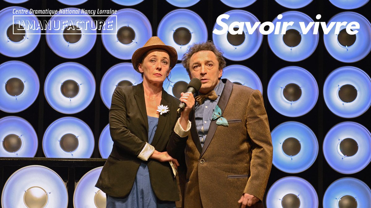 CDNnancy's tweet photo. [ DU THÉÂTRE CHEZ VOUS 🎭]

Le @CDNnancy  poursuit la mise en ligne d'une sélection de créations de Michel #Didym
#Culturecheznous

- Savoir Vivre -
De Pierre Desproges
Mes et interprétation 
Michel #Didym et Catherine Matisse

À voir sur ☛ https://t.co/iY0fXdBI6j https://t.co/M8sZeQu73E