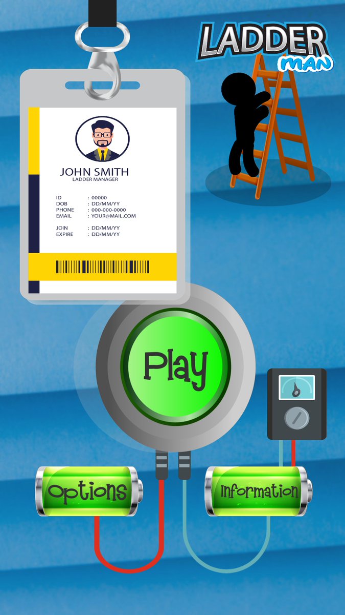 CocodroloApps's tweet photo. Starting a small confinement project. #LadderMan, a casual #mobilegame made with #Unity. #gamedev #indiedev #screenshotsaturday https://t.co/koefQn1of0