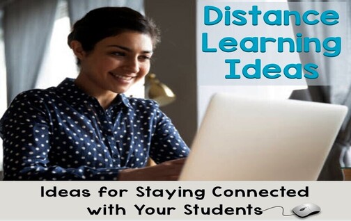 Distance Learning Ideas for Elementary Teachers: How to Stay Connected with Your Students lessons4littleones.com/2020/03/24/dis… #distancelearning