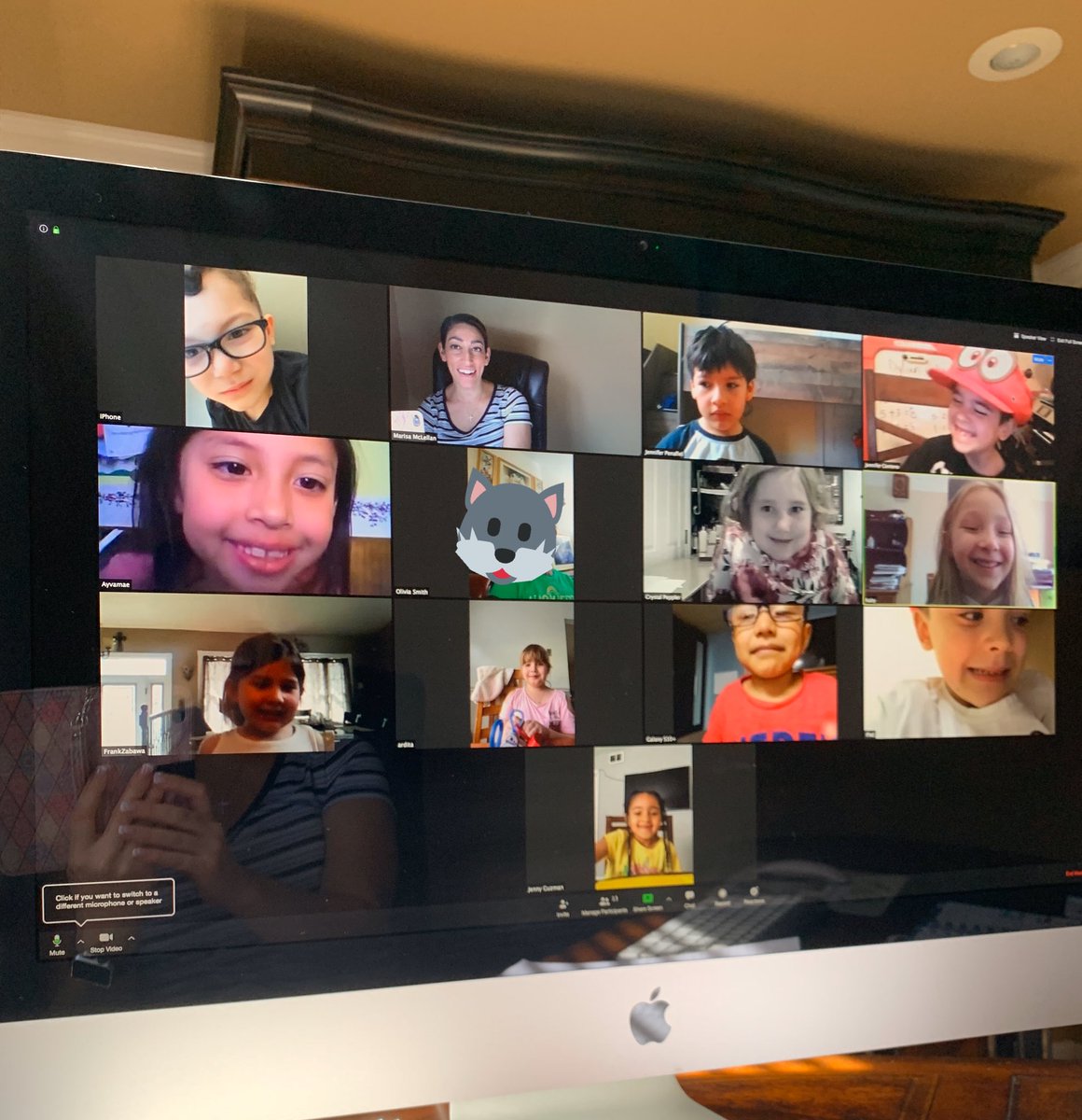 mrs_mclellan's tweet photo. First Kindergarten Zoom meeting in the books! https://t.co/JUxD6bHuTP