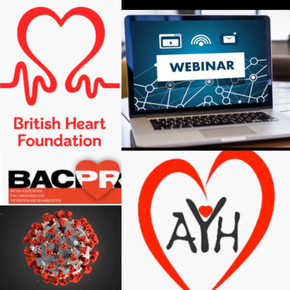 amye_goddard's tweet photo. Fantastic to be part of today’s webinar, #cardiacrehabilitation amid #COVID19 representing @AYHLeicester & @Leic_hospital hope theres more to come @bacpr @TheBHF @NACR_Audit great to connect to clinicians across the country @SallySingh_ #reducereadmissions @NikkiGardiner1 #ayh https://t.co/EqUfsWmGKE