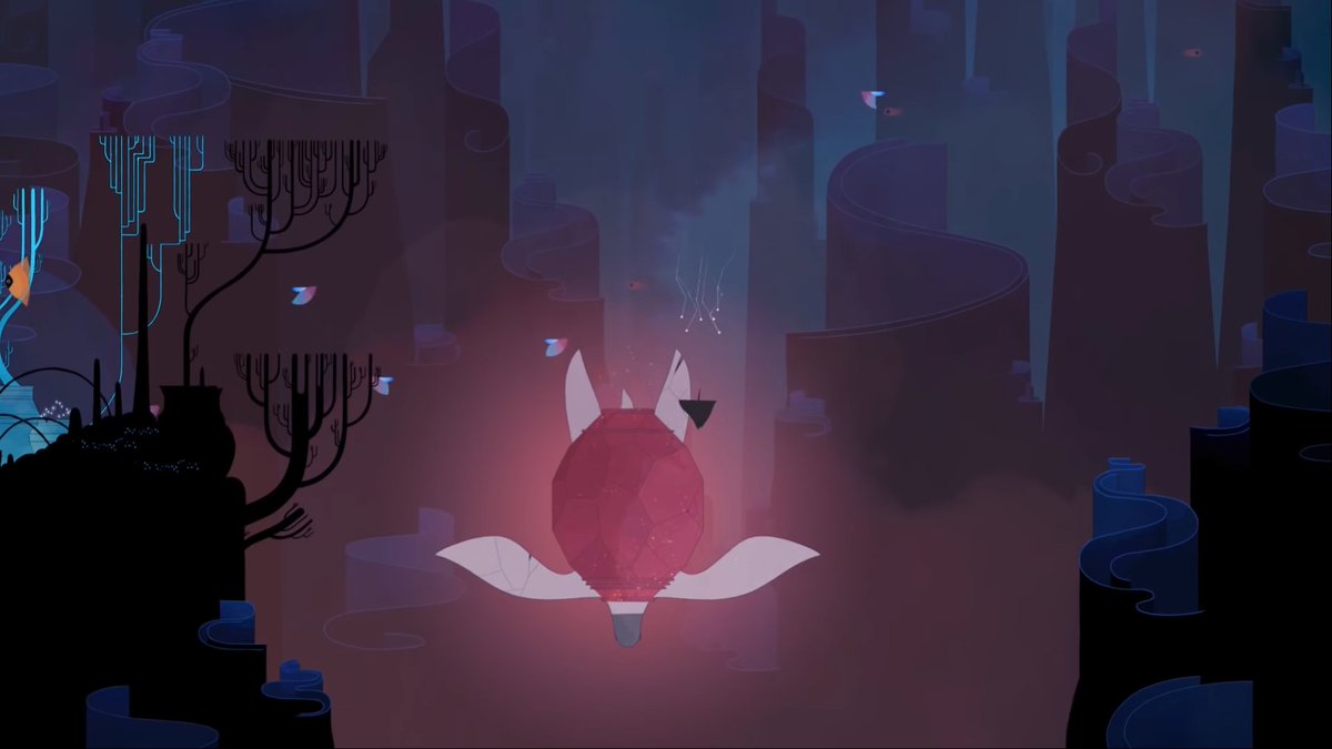 Loin de la compétitivité ou de la frénésie des AAA, l’histoire développée par Nomada studio est tout en métaphores et en symboles sur un rythme lent. Aucun dialogue, texte, explications ne viennent ponctuer l’expérience : la narration se tisse au travers des lieux & des couleurs.