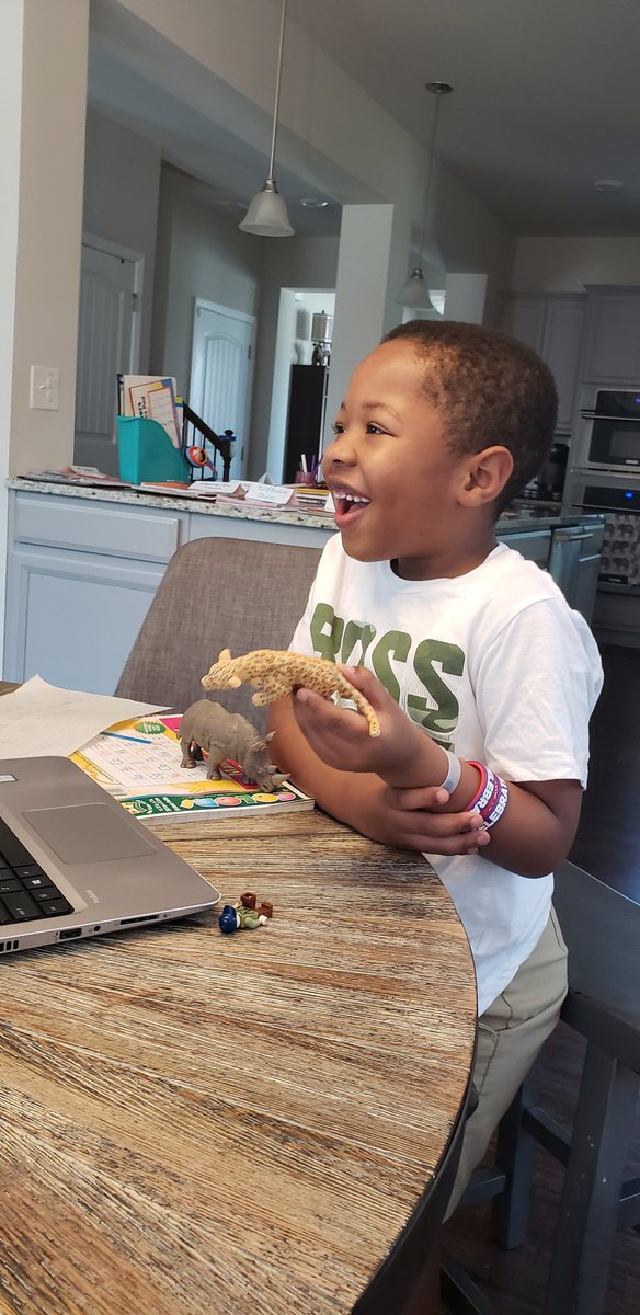 RWilliams_EDS's tweet image. My @hfemiway kindergartner has commandeered my laptop to have a conference with Mrs. Webster and Mrs. Gates. It is show &amp;amp; tell Friday!!
Today&apos;s writing prompt assignment was all about show and tell. #WeLoveToSeeIt #RemoteLearningInHenry