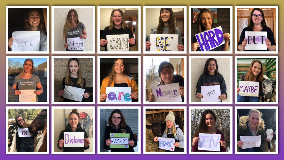 ceres_alberta's tweet image. Although we are social distancing, we are still able to keep our sisterhood strong #covid19 #ceresab #sisterhood