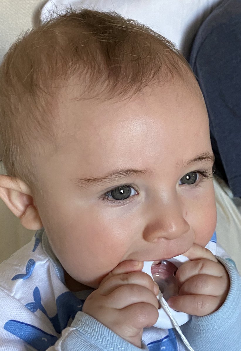 JustDucky89's tweet image. My favorite face to see first in the morning!😍😍🥰🥰🥰🥰🥰 #luvbug #grandbaby #blueyes #cheeksfordays 👶