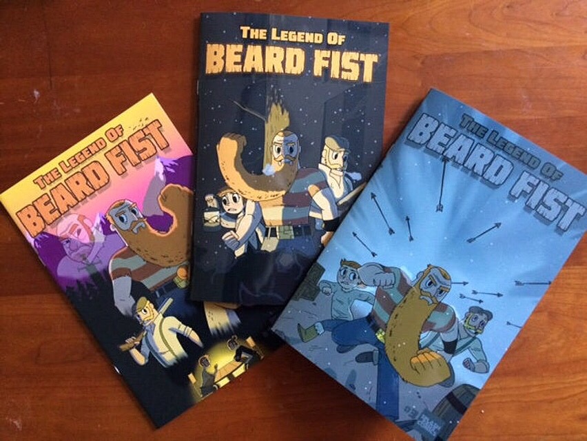 PageSplash's tweet photo. Due to Coronavirus, @NerdyLumberJack and @dollarstorefilm were unable exhibit at #NEComicCon &amp; RISD. Please support our @Etsy store if u can 

https://t.co/IsGLkLNBZo

#comic #comics #comicbook #indiecomics #promotecomics #comiccon #SupportLocalBusinesses #BeardFist https://t.co/cckywcTcYx
