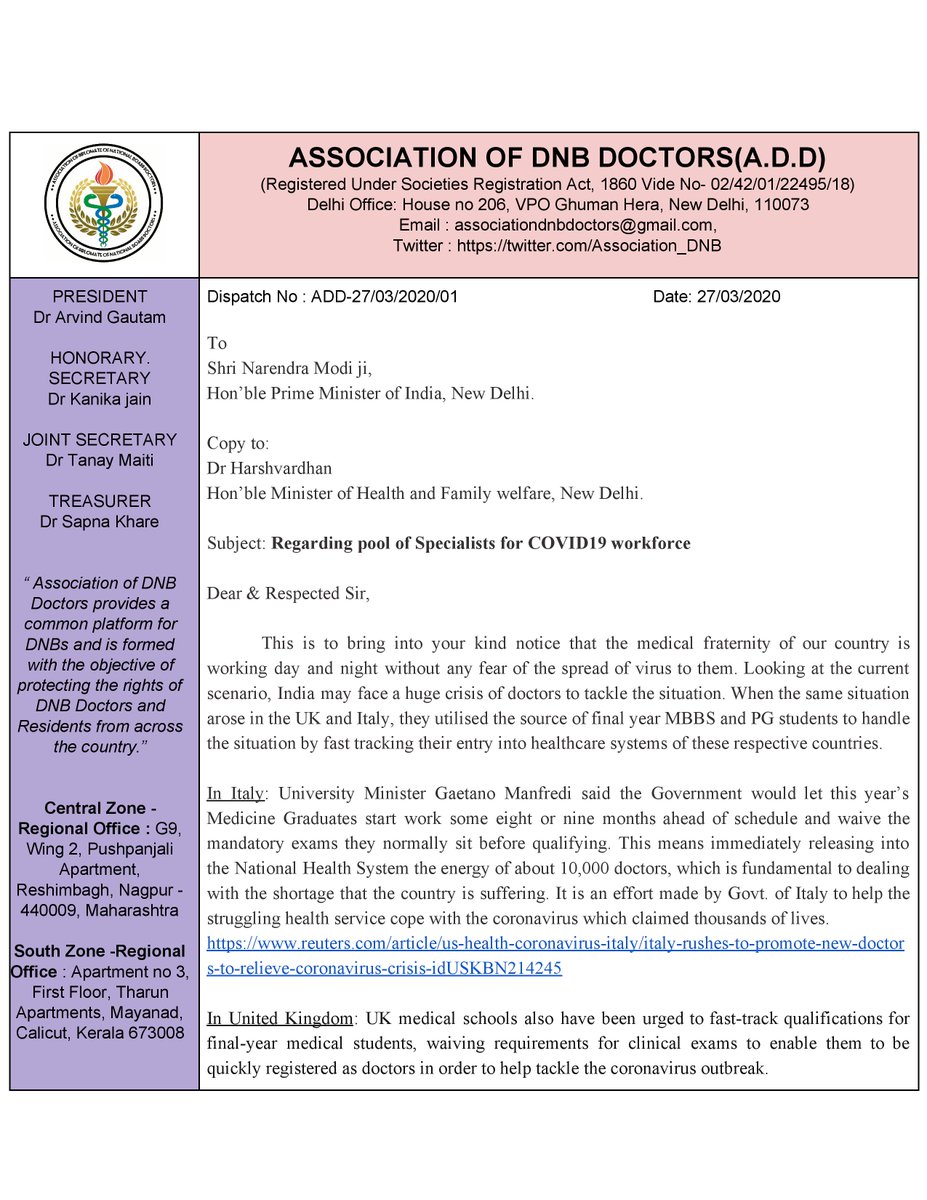 Association of DNB Doctors tweet media