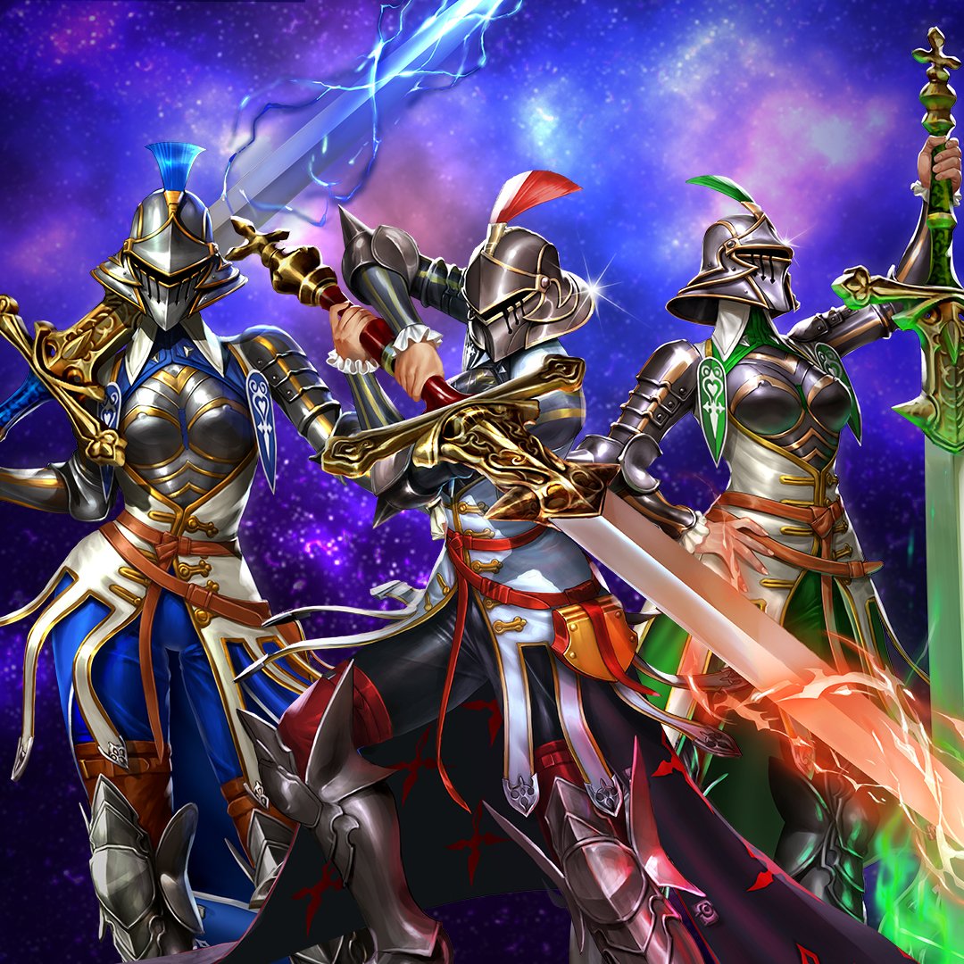 crystalborne's tweet photo. The Sisters of War, Knowledge, and Arms are devoted followers of Juliette!
Together they form the Sworn Sisters; a mighty group of Templars who seek justice for the innocent, and salvation for their people. #Crystalborne https://t.co/NuF55tLxuD
