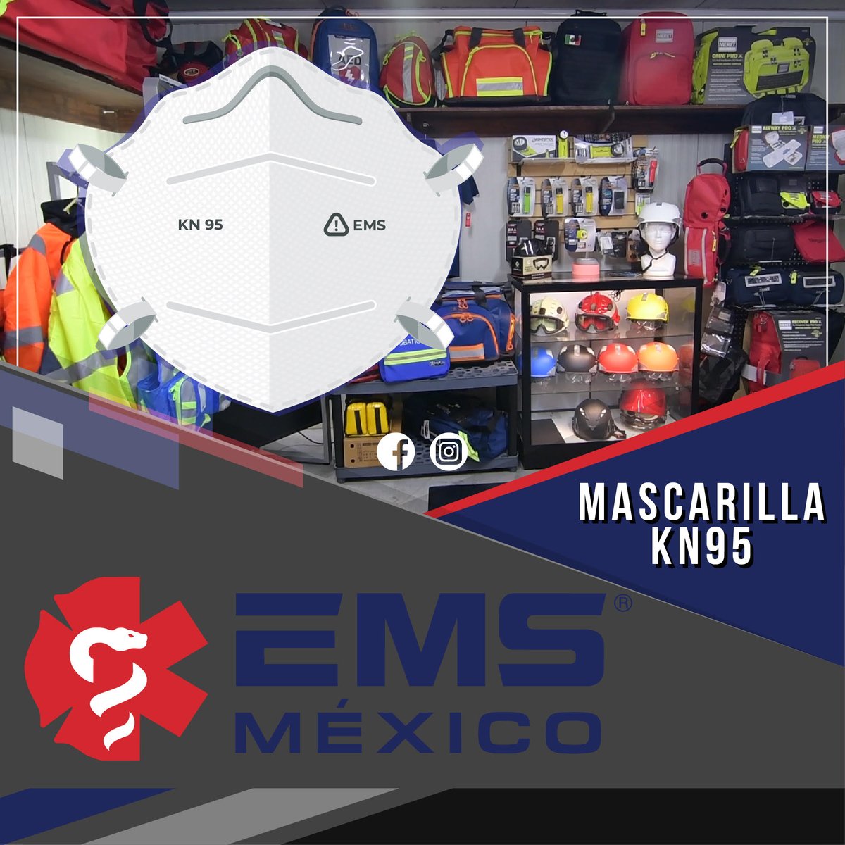 Protección Máxima #MascarillaKN95 gran calidad y protección ya está disponible en <a href="/EMSMexico/">EMS México®</a> 
*Envíos a todo México*
Contáctanos: 
ventas@EMSMex.com 
0181 83403859

#EMSMexico #EquipandoALosProfesionales #EquipodeProtecciónPersonal #EPP #Emergencias  #Coronavirus #SoloEMS #EMSMex