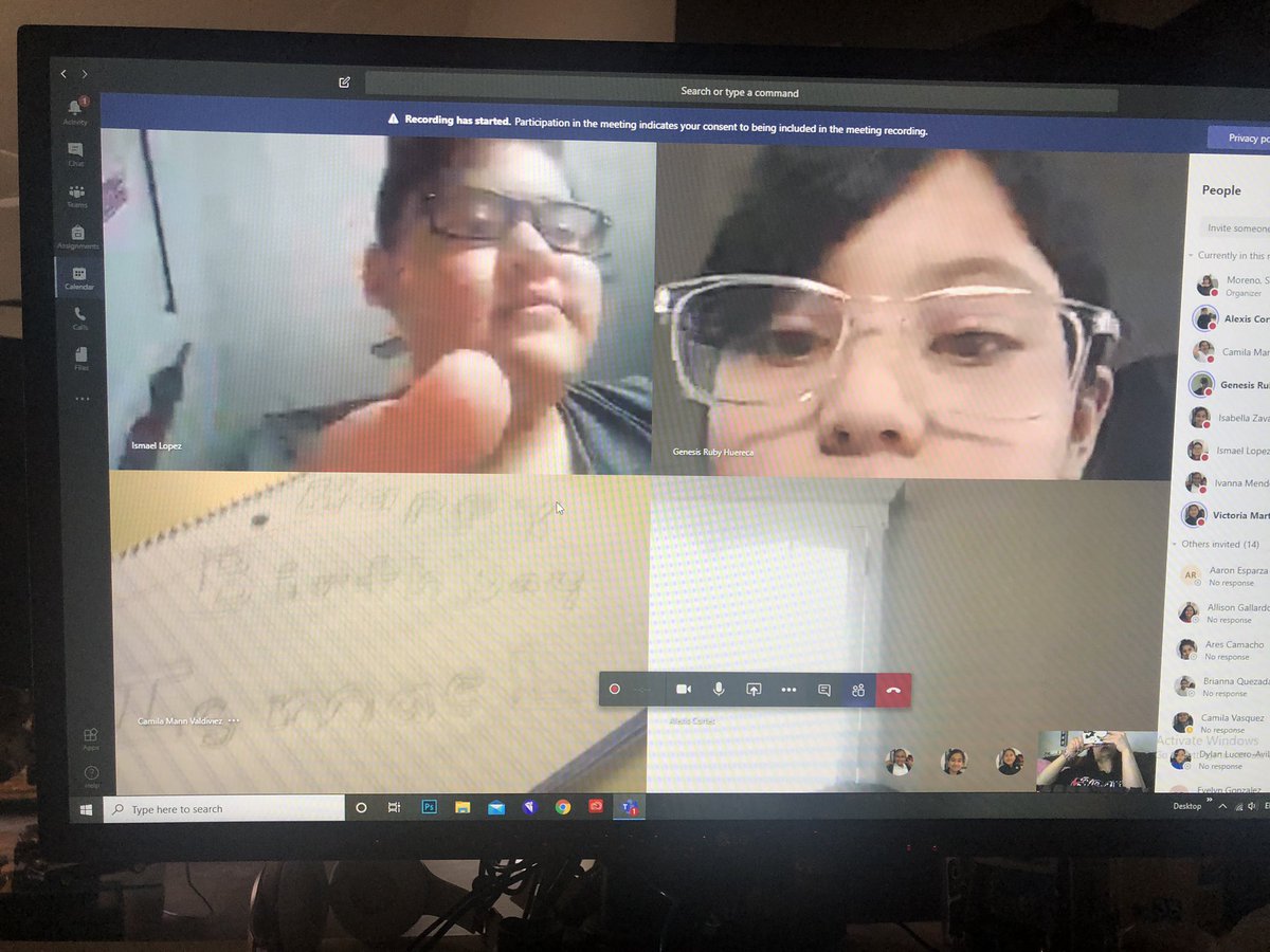 SandraRocks44's tweet photo. Nothing will keep us from celebrating a scholar’s birthday. My class sang songs and even made cards for our birthday boy. #TeamSISD @BenitoMtz_ES https://t.co/hLf3Bsyv23