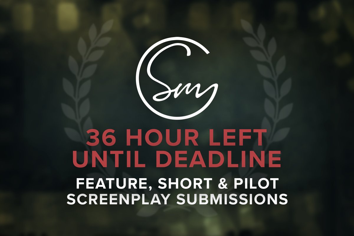 screenwritingm's tweet photo. Only 36 hours left to submit to before the regular deadline.  Polish up your script and send it our way before it's too late!  #smc2020 #screenwriting #screenwriters #screenwriter #filmmaker #directors #writer #screenplay #films #womeninfilm #writerslife #screenplaycontest https://t.co/NXMQWx6gkf