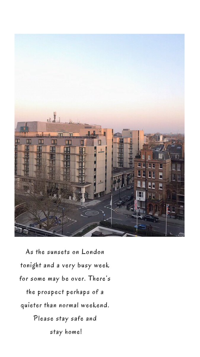 Stay safe and takecare of each other as we head into the weekend!
#theviewfromourroom #staysafe #takecare #sunsettingonlondon #goodnight #weekend #pinkskies #sunset #london #kensington #ourneighbourhood