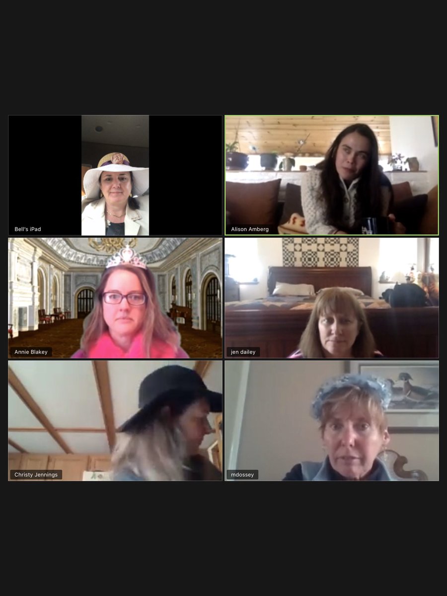 bigpinenut's tweet photo. @RyanMaxwellEdM Our Crew organized a virtual happy hour and a tea time to celebrate birthdays. https://t.co/rix7KYK5C3