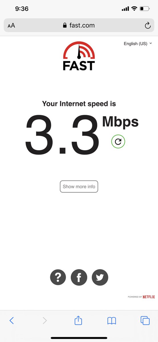 AliLiwaaSmaysim's tweet photo. I pay 100$ per month for this! 3.5 megabit which barely can get me 300 Kilobytes per second!                     #improve_iraqi_network
@Iraqcmc @IraqiPMO @IRAQFA @iOs_Mad @anasebraheem @ZainIraq https://t.co/isViE9nOxY