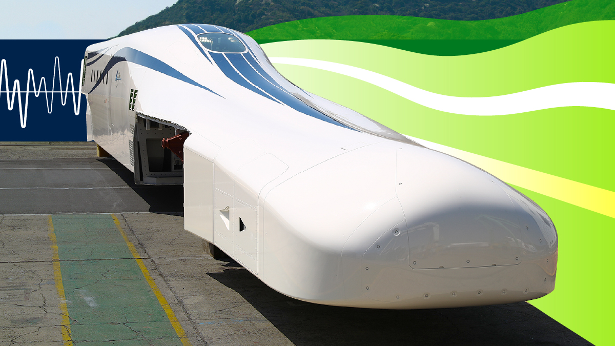 NortheastMaglev's tweet photo. Introducing the new Series L-zero SCMAGLEV train. Sleeker, quieter, and even more environmentally friendly. https://t.co/DvGCpGiNi8 https://t.co/iXujJ0ePVD