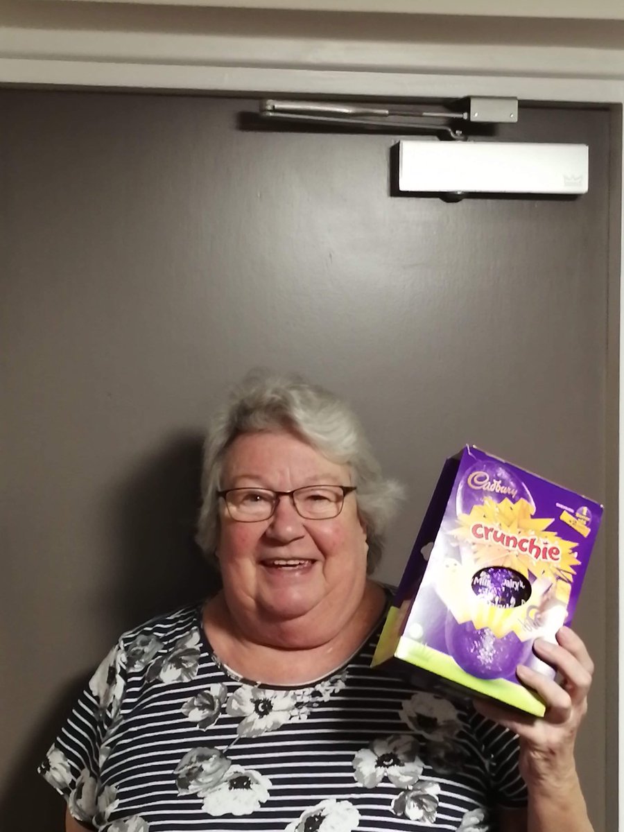 The residents at King James Court would like to thank you all for their Easter Eggs. It has really helped to cheer them up at this time. They are so pleased that we are all thinking about them. #sharethemiracle #kingjamescourt