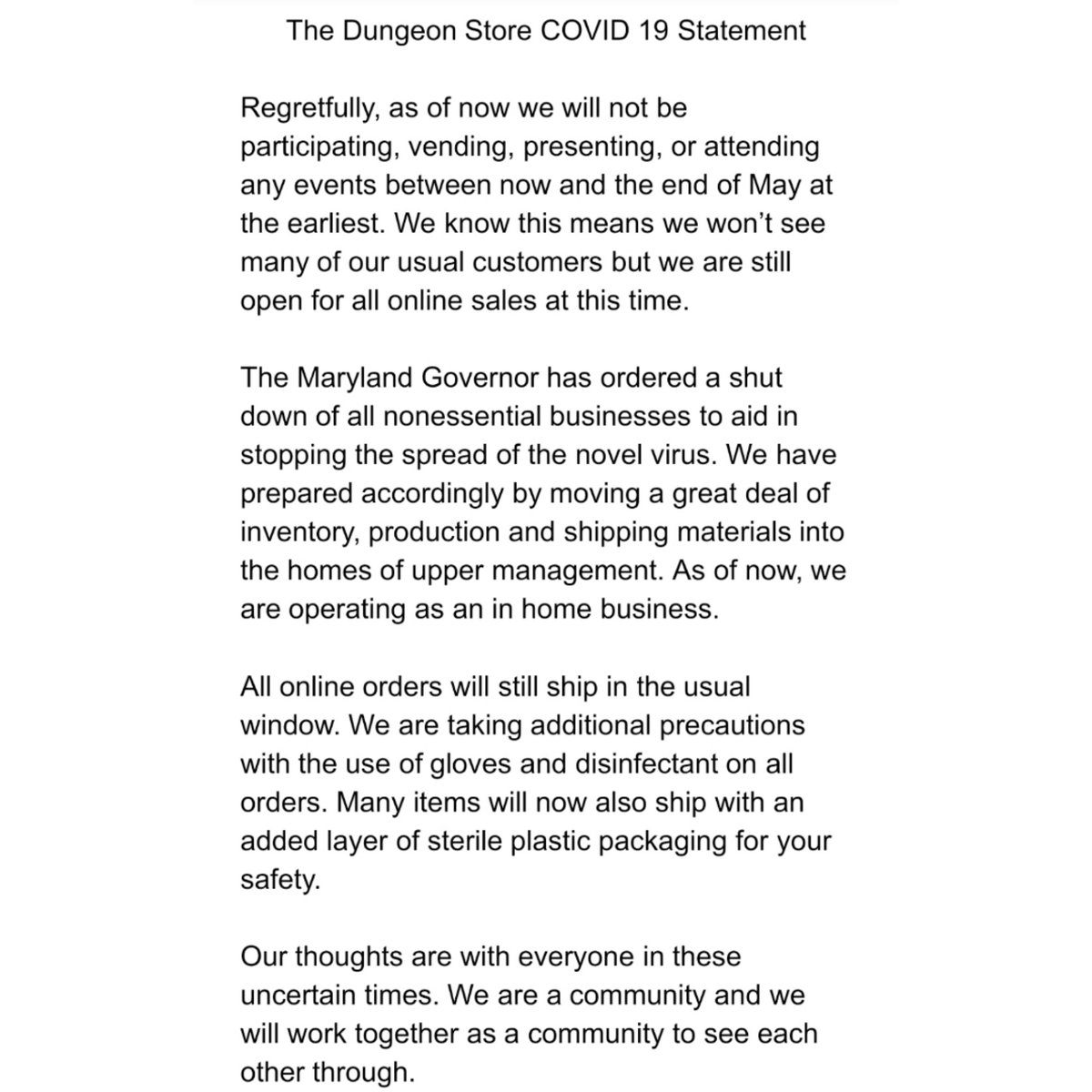 TheDungeonStore tweet media