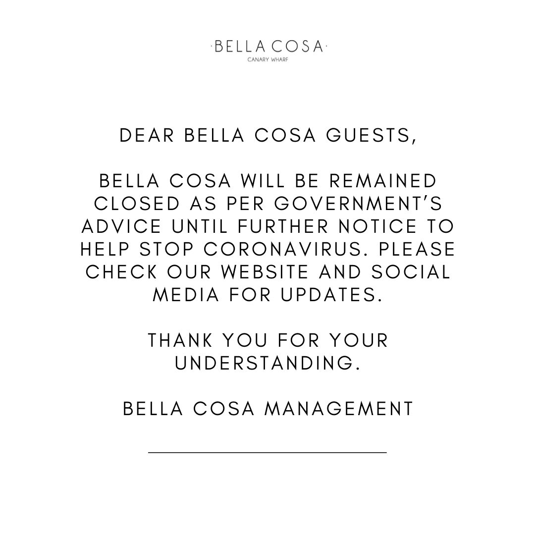 Please take time to read our latest update.