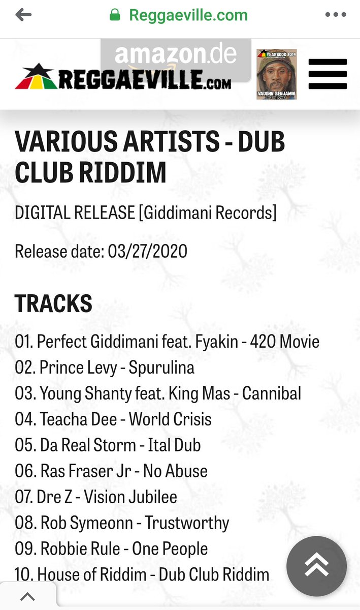 DaRealStorm01's tweet photo. THE MIGHTY #DUBCLUBRIDDIM🔥
OUT TODAY ON ALL MAJORS.👊👊

https://t.co/SZLIf4yHT9 https://t.co/OkFwzYbGDi