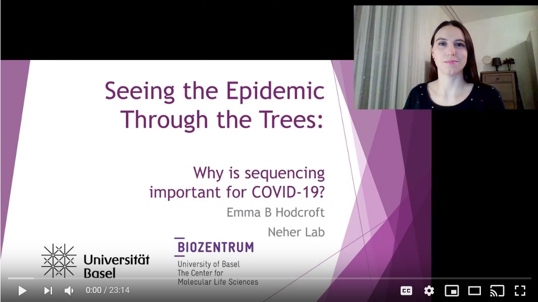 firefoxx66's tweet photo. Stuck at home on a Friday night? (I hope you are!)

If you're looking for something to curl up with and watch, why not learn about #COVID19 #hCoV19?

First, why is sequencing important for fighting #SARSCoV2? Includes a demonstration of @nextstrain!

https://t.co/2eFy0eSi6w

1/2 https://t.co/ULSskoFlRA