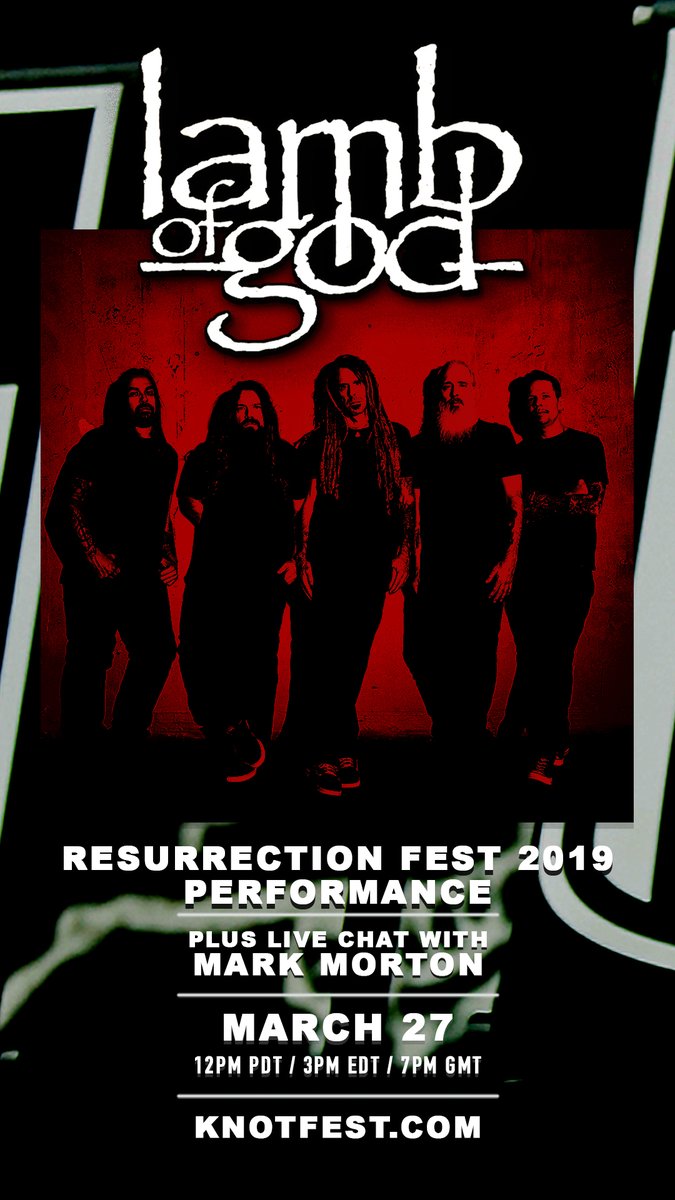 ResurrectionESP's tweet photo. Starting @lambofgod in 15 minutes!

@KNOTFEST

🎥 https://t.co/4sPoucuj15 https://t.co/CytcEFKEP7