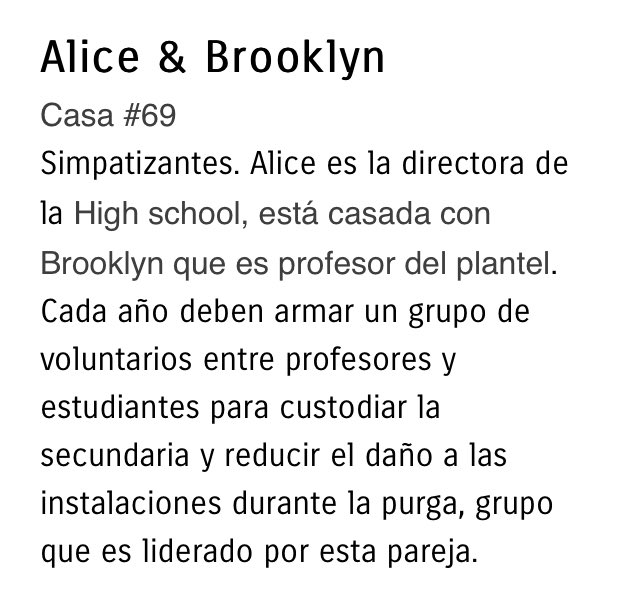 ៚  ❝ALICE  &amp;  B R O O K❞

#Purga2RB ;