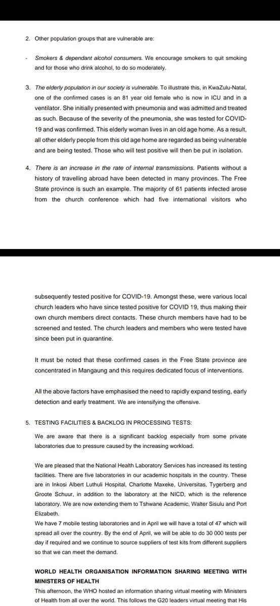 Department of Health: COVID-19 tweet media