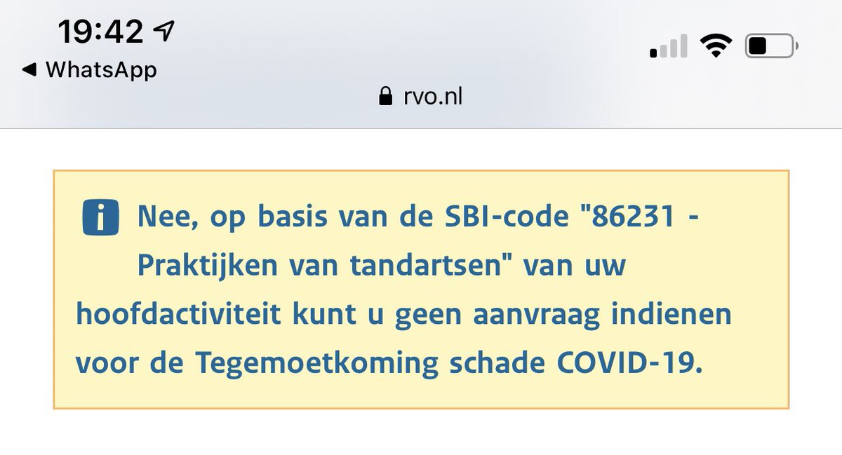 tcparijsch's tweet photo. Kappers, schoonheidsspecialisten, pedicure.....iedereen komt in aanmerking voor tegemoetkoming schade COVID-19! Tandarts NIET! Vrijwillig dicht? Maandag de deuren dan maar weer open. @ANTnieuws @KNMTnieuws @MinPres @hugodejonge @IGJnl @RTLnieuws @NOS @TristanStaas https://t.co/aEYgPTLIhS