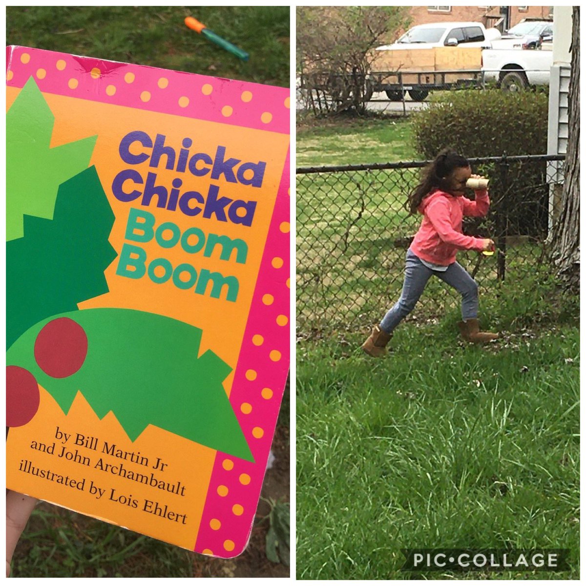 We LOVE to read (and even use our books to go on a letter hunt!) in pre-k #VirtualSpiritWeek #BCPSKinder <a href="/flesbcps/">Featherbed Lane Elem</a>