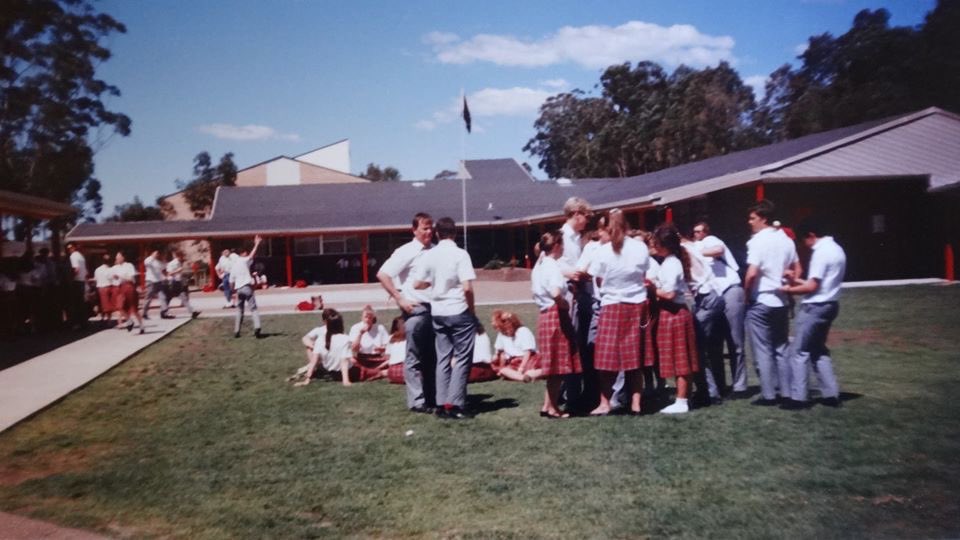 A photo taken on my last day of school - Corpus Christi College at Tuggerah. Tuesday 17th October 1990. We had planned to hold our Year 12 30th anniversary reunion in October this year. But we’ve had to postpone it by one year due to the Coronavirus. #corpuschristicollege