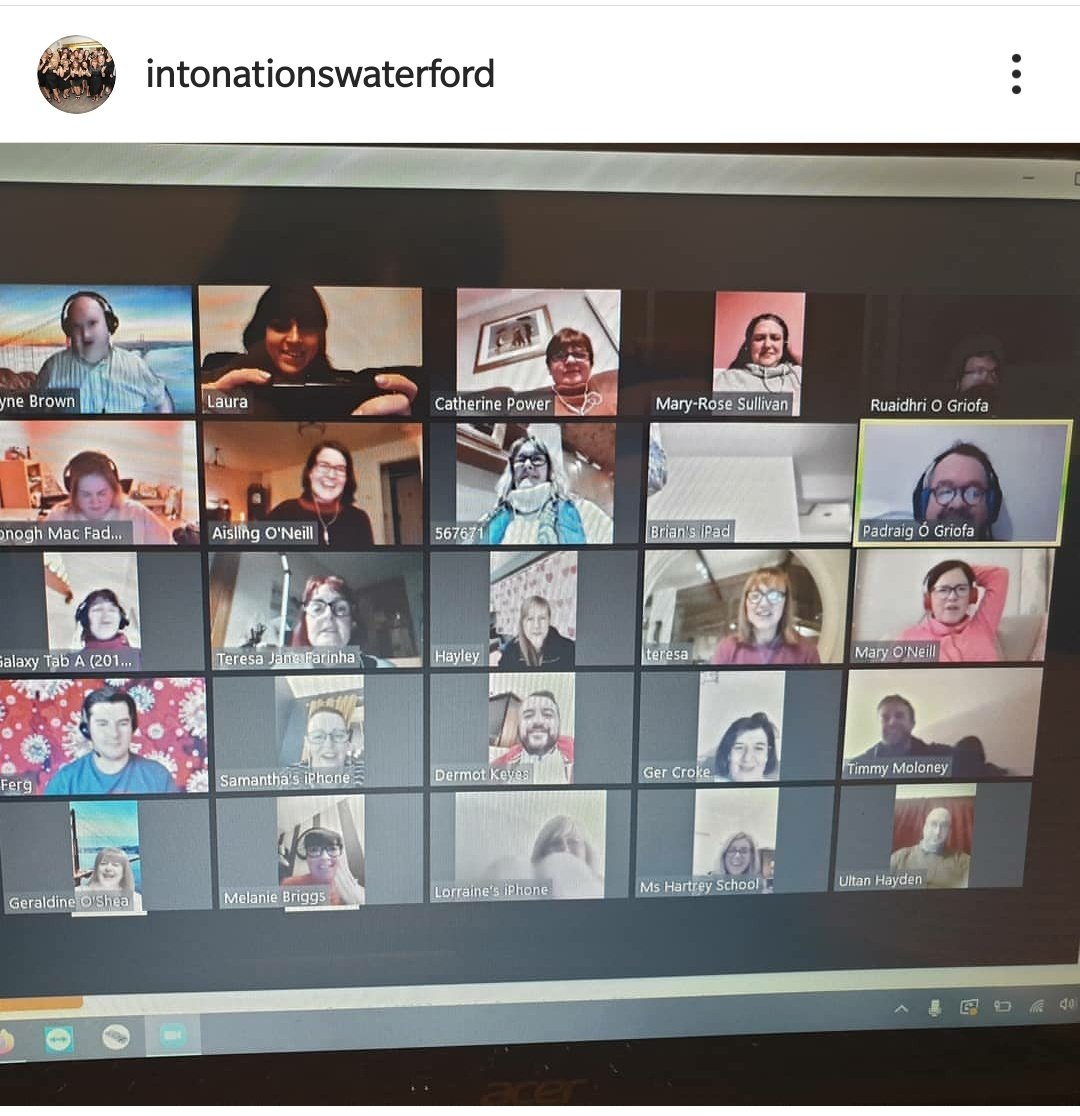 Intonations_wfd's tweet photo. This is how we do choir this days and guess what?! @RTENationwide wanted to know all about it. Check us out at 7pm this evening on RTE1 https://t.co/jn5idtYrxr