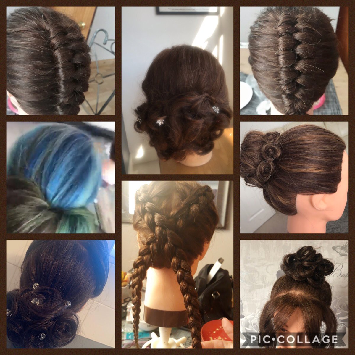 inspiremakeup1's tweet photo. Level 2 and level 3 Hairdressing students have been busy on their head block challenge this week. Hair up and plaits. π @RotherhamColl #stilllearning #rothcoll https://t.co/2fgFOFhklj